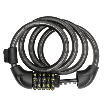 Penkių skaičių kombinuotas dviračio užraktas, prekės ženklas Jinku, modelis 420A, cinko lydinys, tinka dviračiams, kalnų dviračiams ir elektriniams dviračiams (svoris 355 g)