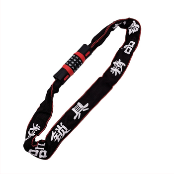 Mehaaniline parooliga kettlukustuv jalgrattale, terasest kett 90 cm, 4,4 mm vardavõimsus, mudel mmbls610