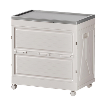 PP skladovacia skriňa s integrovanou skladacou krabičkou, stojaca na podlahe, moderný minimalistický štýl, 4,3 kg