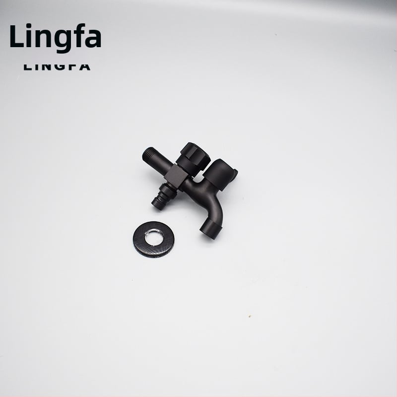 Mazgājamās mašīnas krāns ar keramiskā vārsta kodolu, cinka sakausējums, sienas uzstādīšana, modelis LF1035