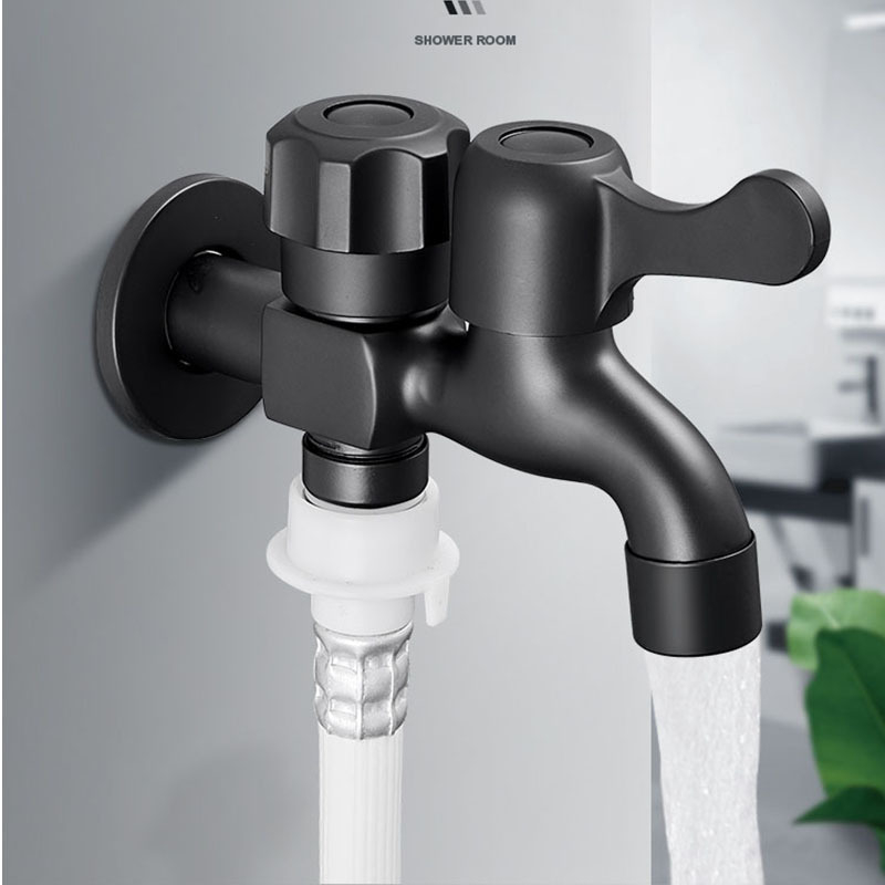 Кран за пералня с керамичен сърцевинен клапан, цинков сплав, монтаж в стената, модел LF1035