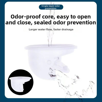 Vannitoa kraanikausi äravoolu komplekt lõhnade vältimiseks, materjal ABS, vorm P-bend, tüüp flip, mudel Brushed horizontal row, bränd Long Whale