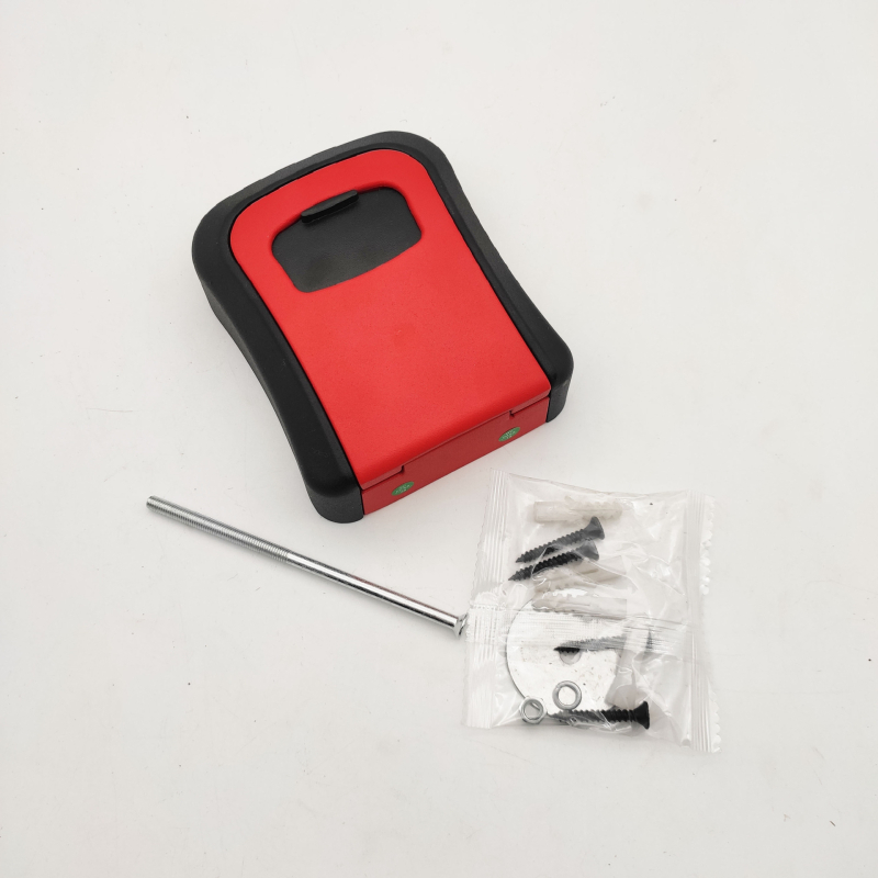 Mehaaniline võtmete ja paroolide kasti — dekoratiivne, metallkorpusega plastlukustusega kasti, mudel Password Box, kaasaegne minimalistlik stiil, lukustuse vardaga paksus 4.4