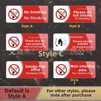 Nedegimo ženklo iš akrilo - UV spausdinimas, saugos ženklas viešbučiams ir viešosioms erdvėms