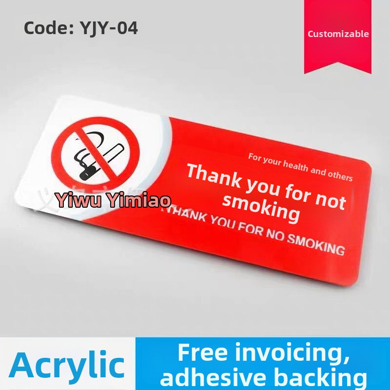 Nedegimo ženklo iš akrilo - UV spausdinimas, saugos ženklas viešbučiams ir viešosioms erdvėms