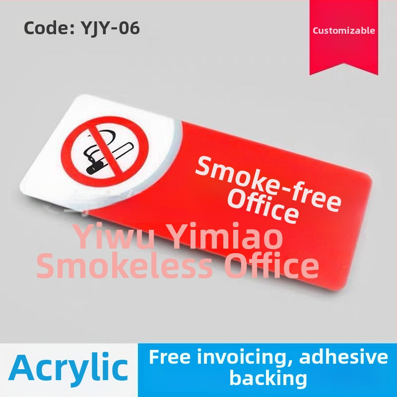 Nedegimo ženklo iš akrilo - UV spausdinimas, saugos ženklas viešbučiams ir viešosioms erdvėms