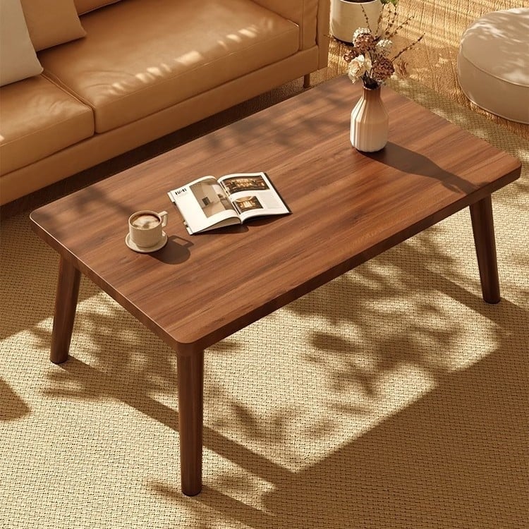 Naktinis staliukas – modernus minimalistinis stilius, viršelis iš density board, PVC kraštas, pastatytas ant grindų, apvalūs kampai, be sandėliavimo vietos