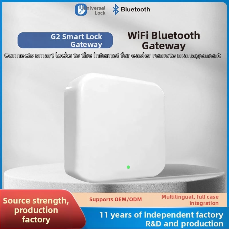 G2 išmanus durų spyna su piršto atspaudo nuskaitymu, Bluetooth ryšio modulis ir nuotolinis valdymas per programėlę