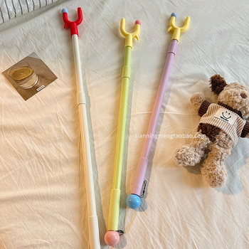 Tyč na sušenie bielizne, kovová, výsuvná, na balkón, Lemon book, moderný štýl