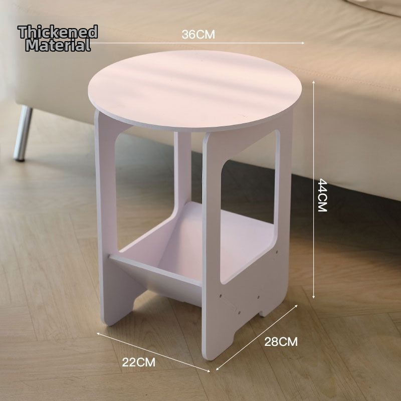 Europos stiliaus kavos staliukas su saugykla, kvadratinės formos kampas, viršutinė plokštė iš medžio-plastiko, medinis rėmas, be dažų, surinkimas reikalingas