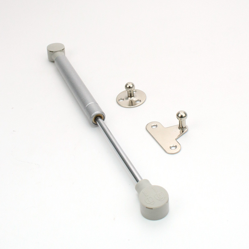 Ablakhoz és ajtókhoz – gázrugó alumínium kerettel – kompakt, 60N/80N, középpont távolság 145/160/270mm, alkalmas faliszekrényekhez, gardrobokhoz és könyvespolcokhoz