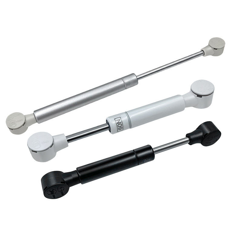 Ablakhoz és ajtókhoz – gázrugó alumínium kerettel – kompakt, 60N/80N, középpont távolság 145/160/270mm, alkalmas faliszekrényekhez, gardrobokhoz és könyvespolcokhoz