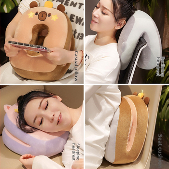 Jane Stack PP cotton pagalvė stalinio poilsio – mažas pagalvė šoniniam miegui biuro pertraukų metu, animacinis dizainas; Klasė C; neveikia pritaikymas; atskiras įpakavimas galimas