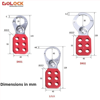 GOLOCK DK-LK Plieninė sagtelė užrakto valdymui kelių asmenų LOTO