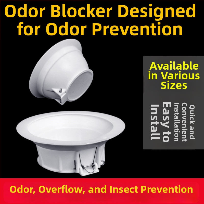 Dispozitiv deodorant pentru toaletă de tip squat — material PP; fără rezervor de apă; distanța minimă față de orificiu 7 cm; diametrul conductei de evacuare 7–11 cm; fără trapă de apă; stil modern simplu