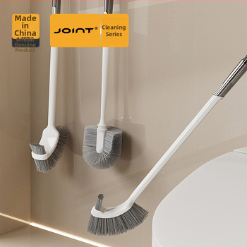 Toaletná kefa z plastu, dlhá rukoväť, štvorcová hlava, 146 g