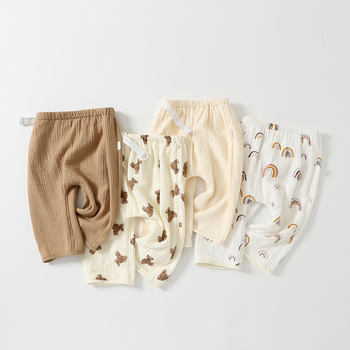 Unisex wc-harjutuspüksid väikelastele — hingav puuvillane lõng, pestav, sobib 0–3-aastastele (kuni 14 kg), suvine kerge disain