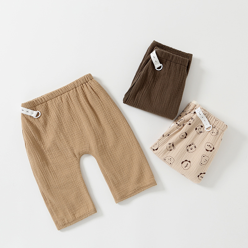 Unisex wc-harjutuspüksid väikelastele — hingav puuvillane lõng, pestav, sobib 0–3-aastastele (kuni 14 kg), suvine kerge disain