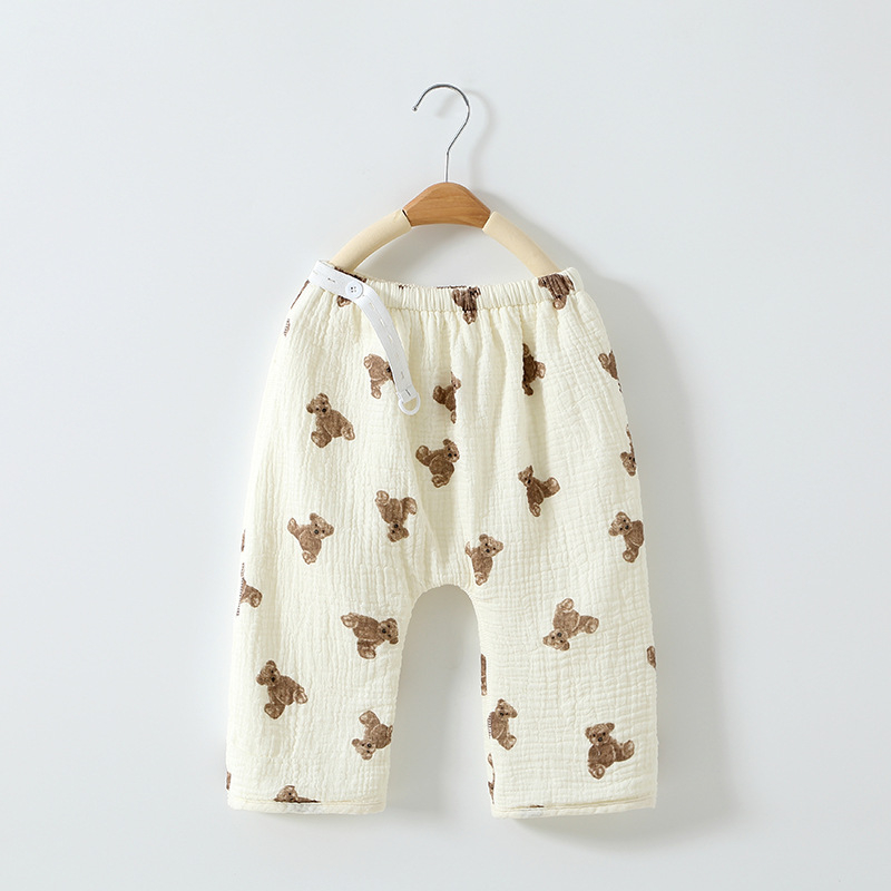 Unisex wc-harjutuspüksid väikelastele — hingav puuvillane lõng, pestav, sobib 0–3-aastastele (kuni 14 kg), suvine kerge disain