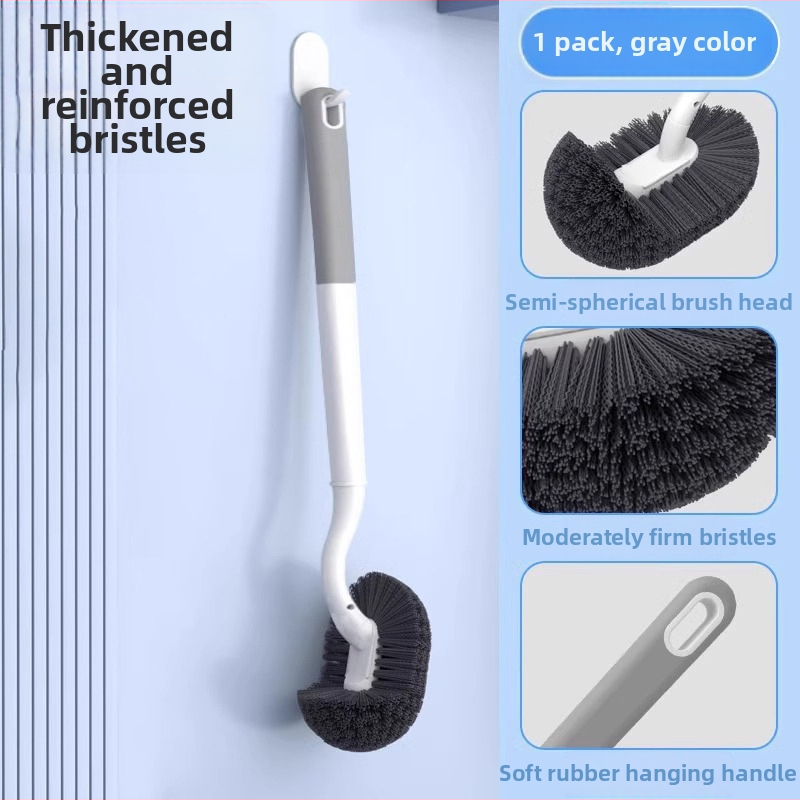 Kefa na toaletu, nástenná, s dlhým držadlom, plastová, 80 g