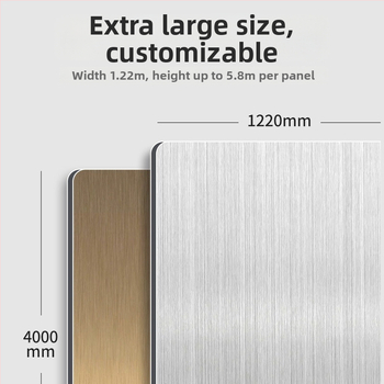 PVC iekšējie sienu paneļi, biezums 5 mm/8 mm, mūsdienīgs minimālisks stils, bambusa ogles koksmetāla apdare un oglekļa kristāla plāksnes