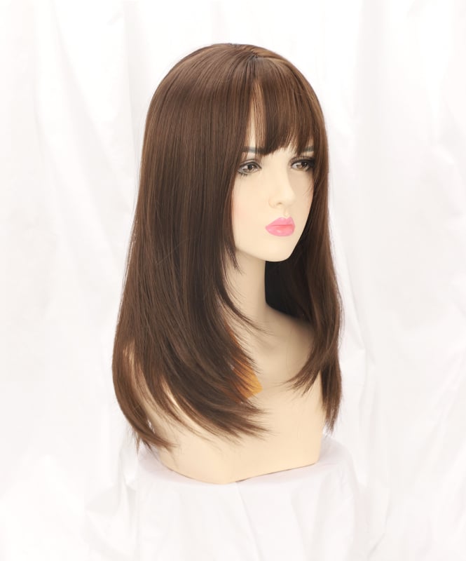 Paróka hőálló rostokból, rugalmas belső háló, francia frufruval, modell C8258