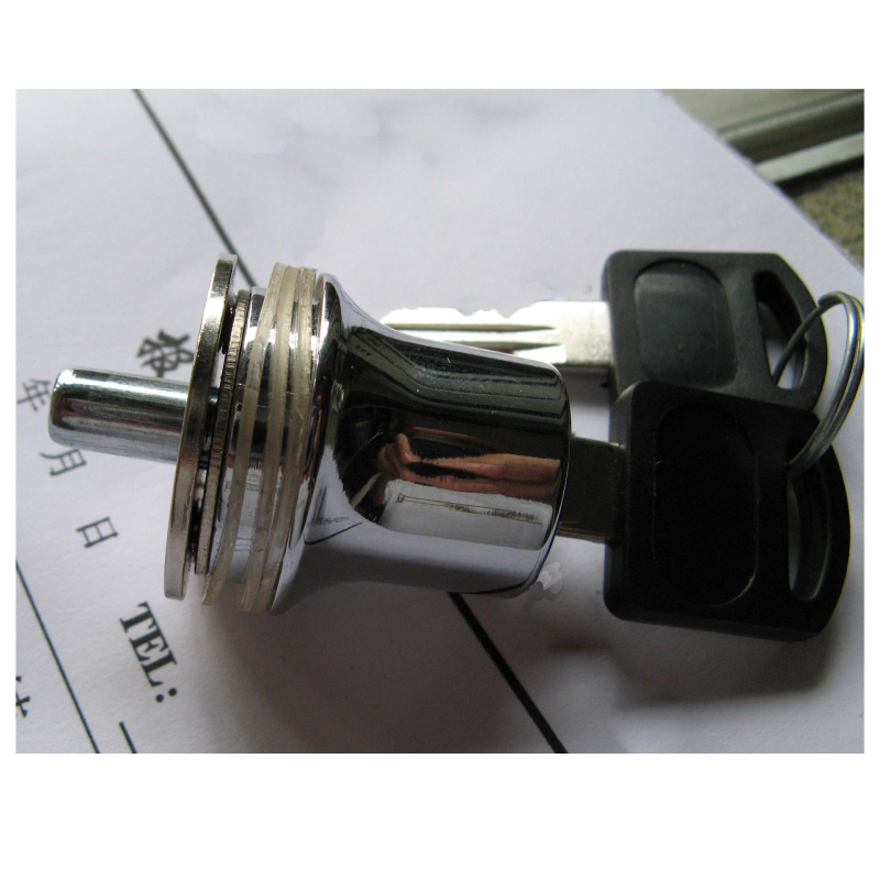 Κλειδαριά γυάλινης συρόμενης πόρτας, Push-To-Open, κλειδαριά για εκθετήρια και κοσμηματοπωλεία, μοντέλο 231, κράμα ψευδάργύρου