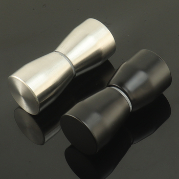 Set hardware despărțitoare de toaletă: oțel inoxidabil, pereche de mânere de ușă, balamale; finisaj periat; Sowegu