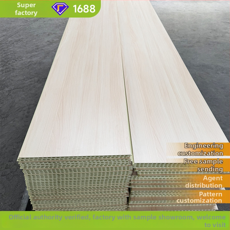 Bambuko pluošto integruoti sieniniai paneliai — Shunfuda prekės ženklas, Integruotos sienos plokštės modelis, kilmė Linyi, Shandong, be montavimo paslaugos