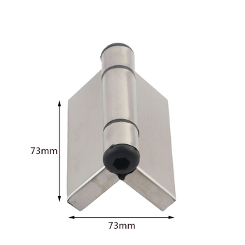 Balama pentru separatoare de toalete publice, oțel inoxidabil 304, arc, închidere automată