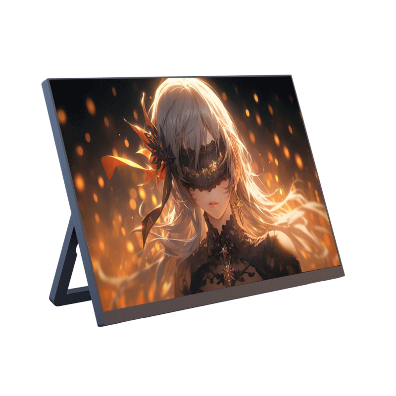 Портативен дисплей с IPS панел, резолюция 1920x1200, съотношение 16:10, яркост 300 cd/m²