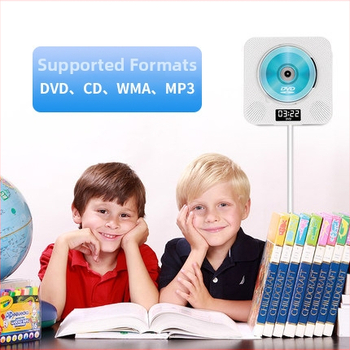 KC-608 DVD плеър — Мултиформатно възпроизвеждане (CD, MP3, WMA, VCD, DVD, DVD±R/RW), 5V DC, 10W, Дисплей, 3.5 мм аудио изход