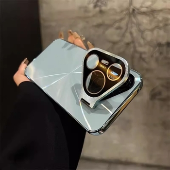 Kućište za telefon s metalnim nosačem leće MT60 za Huawei Pura70 Pro, Aurora laser završna obrada, PC materijal, elektroplatiranje, otporno na udarce, antiotisci prstiju