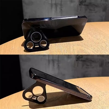 Kućište za telefon s metalnim nosačem leće MT60 za Huawei Pura70 Pro, Aurora laser završna obrada, PC materijal, elektroplatiranje, otporno na udarce, antiotisci prstiju