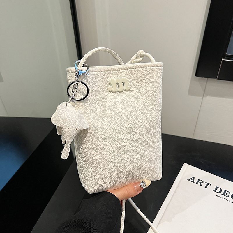 Geantă crossbody din PU, stil street-fashion, formă verticală pătrată, închidere magnetică, buzunare interne pentru telefon și ID