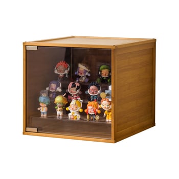 Figūru uzglabāšanas kastīte, akrila, putekļusizturīga, ar nodalījumiem, 60 L tilpums