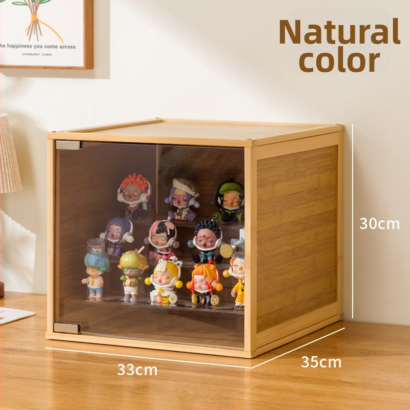 Figūru uzglabāšanas kastīte, akrila, putekļusizturīga, ar nodalījumiem, 60 L tilpums