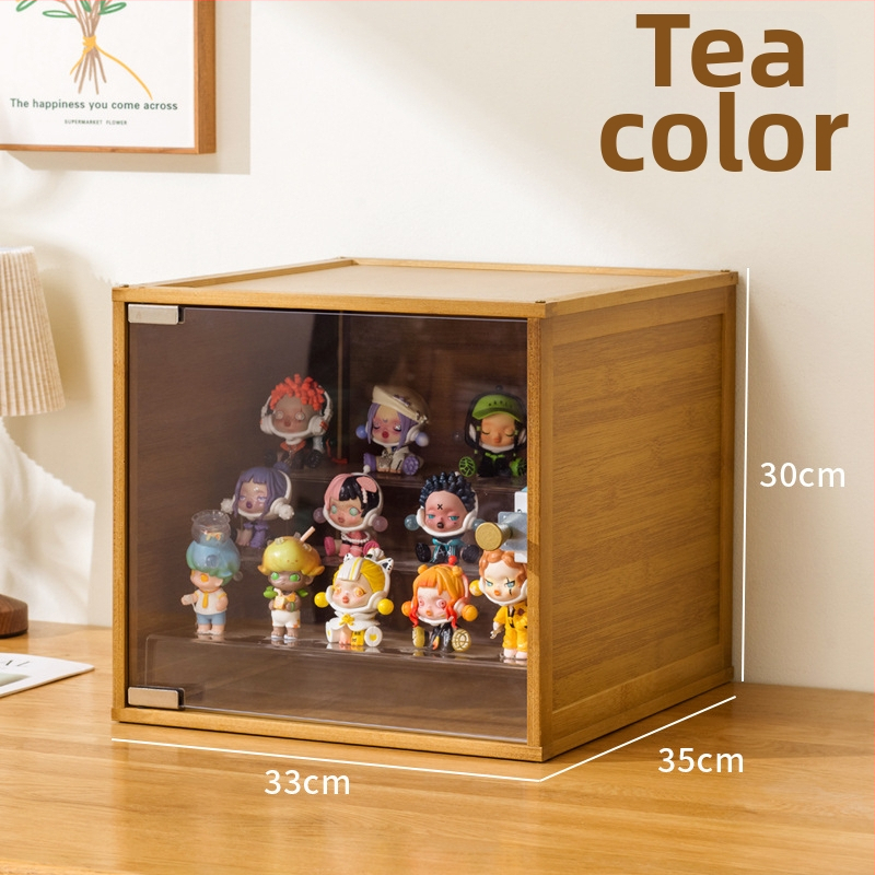 Figūru uzglabāšanas kastīte, akrila, putekļusizturīga, ar nodalījumiem, 60 L tilpums