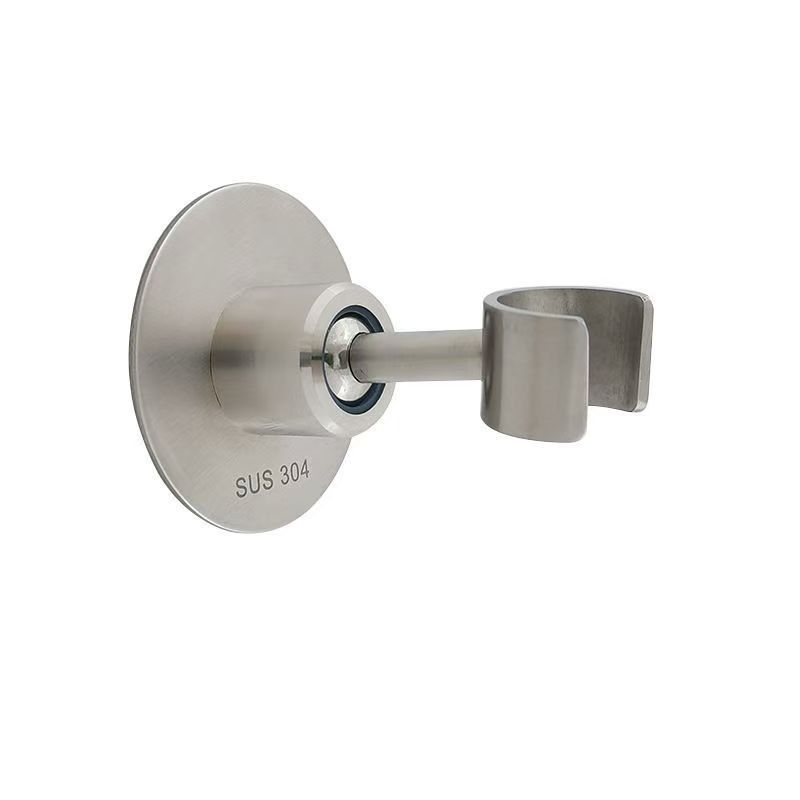 Dušo galvos sieninis laikiklis – 304 nerūdijantis plienas, šlifuotos paviršiaus, įmontuojamas į sieną, be gręžimo