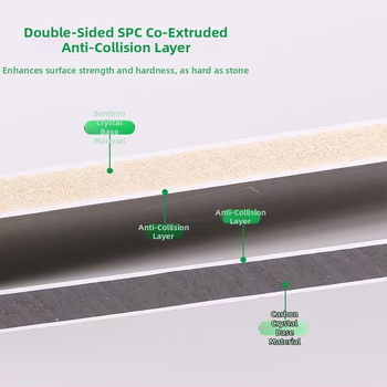 Seinapaneel – Ühine paneel 01; Materjal: bambusest puidujäätmed, puidust viimistlus, bambuse süsi, süsinik kristallid, alumiiniumtuumik; Heli isolatsioon 50; Soojusjuhtivus 0.11