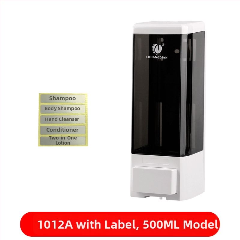 Seininis rankinis muilo dozatorius, ABS medžiaga, rankinis spaudimas, CE sertifikatas, Creation Point prekinis ženklas, paruoštas privatizacijai