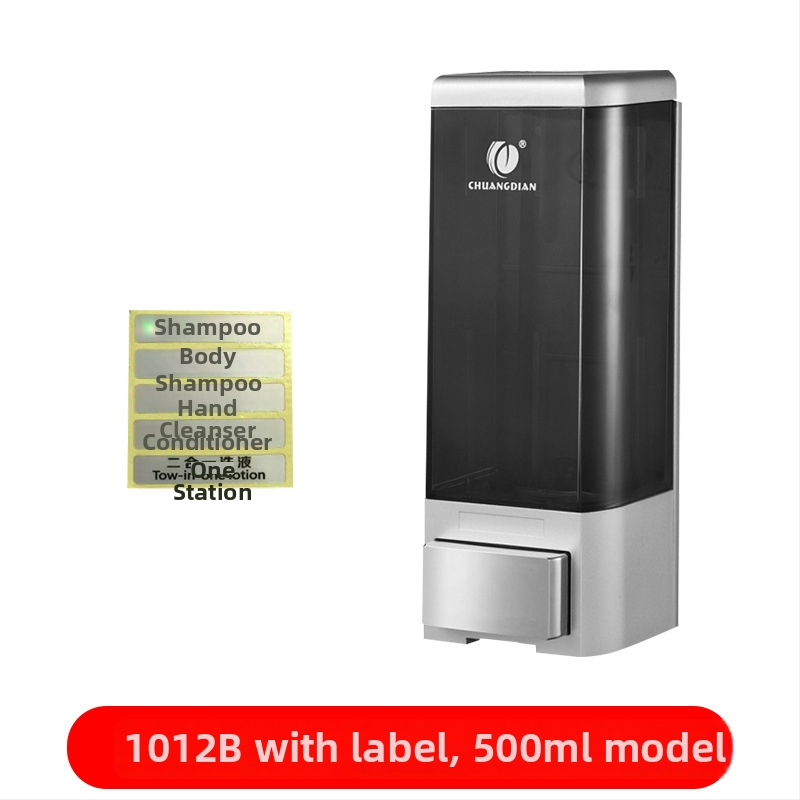 Seininis rankinis muilo dozatorius, ABS medžiaga, rankinis spaudimas, CE sertifikatas, Creation Point prekinis ženklas, paruoštas privatizacijai