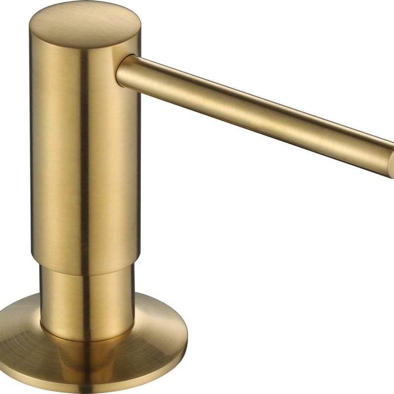 Virtuvės kriauklės muilo dozatorius su spaudimu (Medžiaga: Varis; Paviršius: Elektroplakavimas; Veikimas: Rankinis spaudimas; Svoris: 0.35 kg)