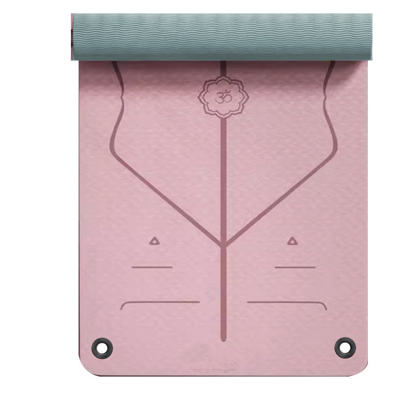 Jógová podložka so zavesiteľným úložným priestorom (Materiál: TPE; Hrúbka: 6 mm; Hmotnosť: 1200 g)