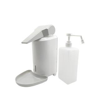 Rankinis muilo dozatorius su rankų spaudimo funkcija, sieninis montavimas, ABS inžinerinis plastikas, šiuolaikinis minimalistinis stilius, Idas