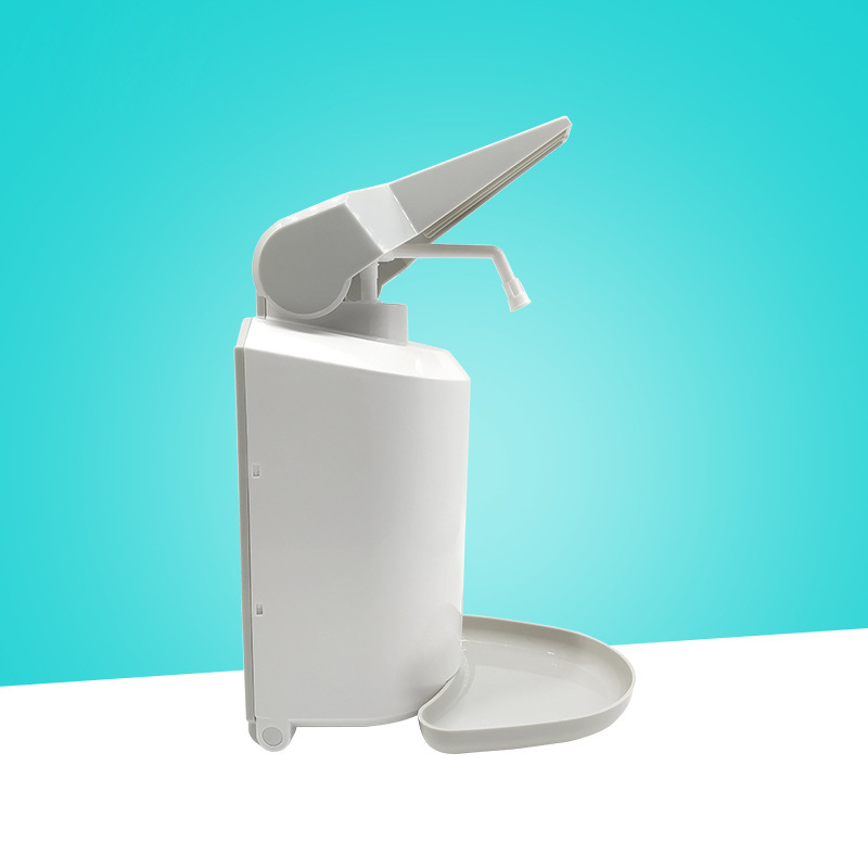 Rankinis muilo dozatorius su rankų spaudimo funkcija, sieninis montavimas, ABS inžinerinis plastikas, šiuolaikinis minimalistinis stilius, Idas