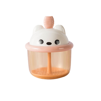 Преносима ръчна пеняща бутилка за почистване на лице — PP; 94 g; ръчно натискане; карикатурен стил; инжекционно формоване