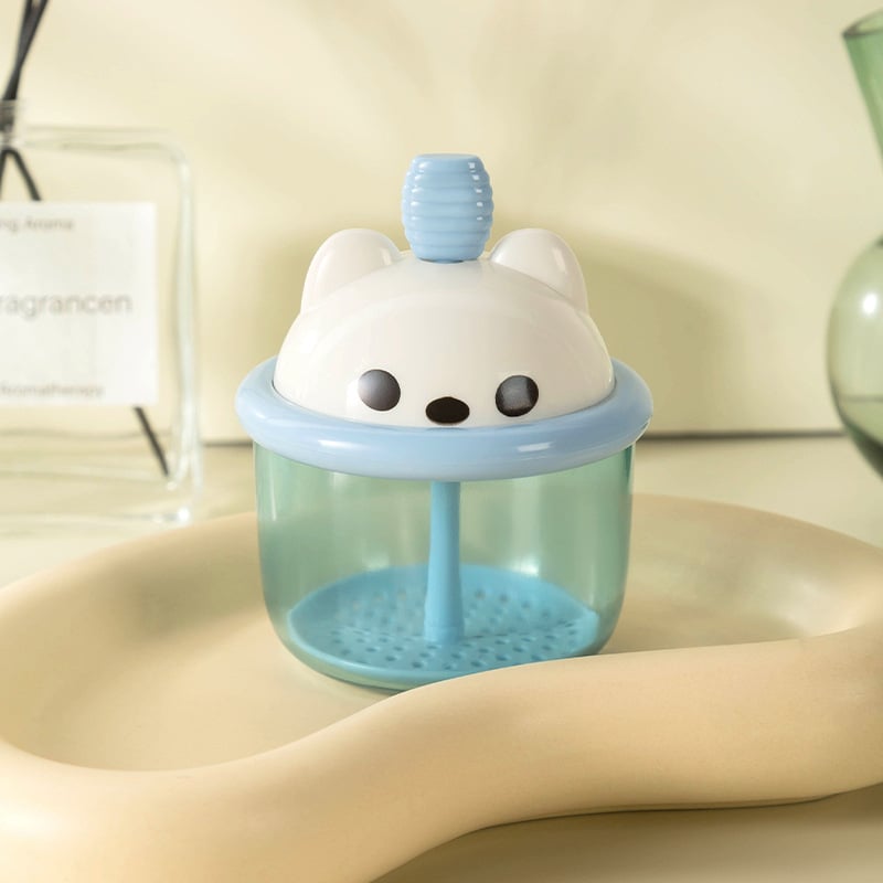 Преносима ръчна пеняща бутилка за почистване на лице — PP; 94 g; ръчно натискане; карикатурен стил; инжекционно формоване