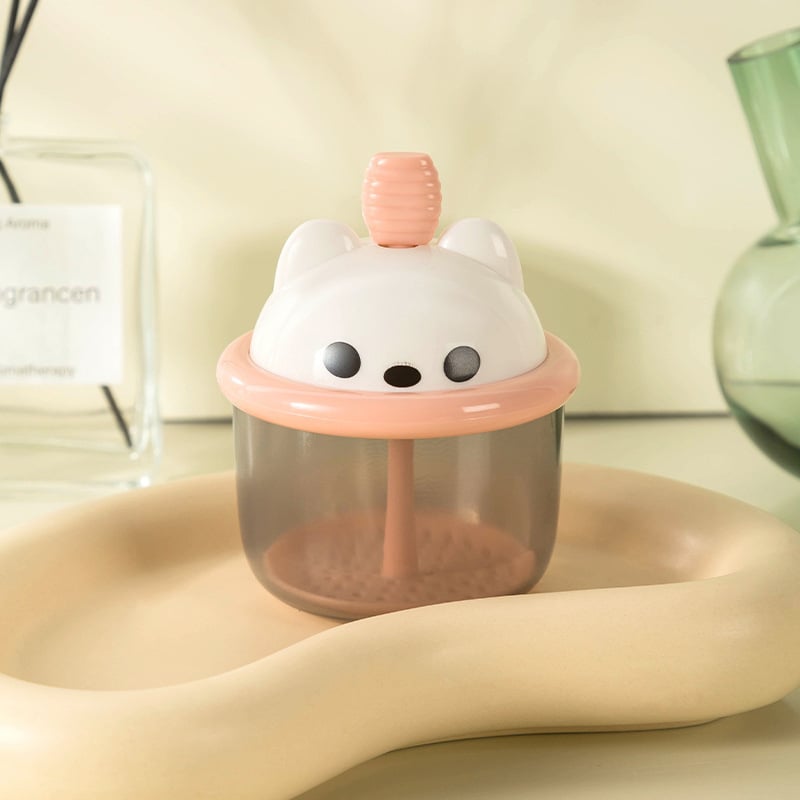 Преносима ръчна пеняща бутилка за почистване на лице — PP; 94 g; ръчно натискане; карикатурен стил; инжекционно формоване