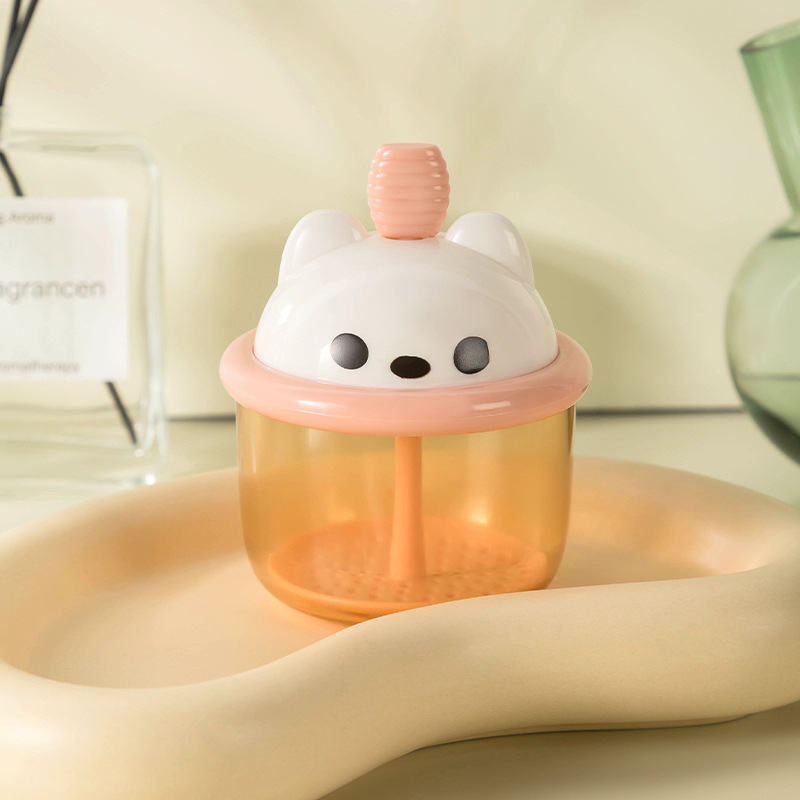 Преносима ръчна пеняща бутилка за почистване на лице — PP; 94 g; ръчно натискане; карикатурен стил; инжекционно формоване